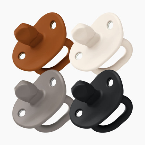 Boon JEWL Biometric Orthodontic Pacifier (4-Pack) - Neutral Colors