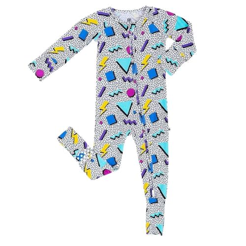 Bums & Roses Bamboo Convertible Baby Romper | Soft Spandex and Viscose from Bamboo | Two-way Zipper for Easy Change