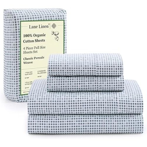 100% Organic Cotton Full size Sheets Set