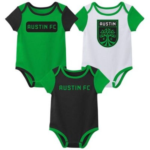 Mls Austin Fc Infant Boys' 3pk Bodysuit - 3-6m