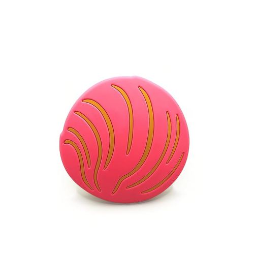 Mexican Baby Teether, Silicone Teething Toy for Teeth Relief, Soothing Grip for 3+ Months, BPA-Free (Concha)