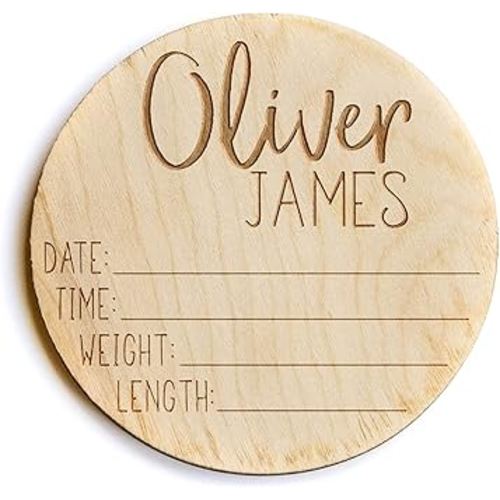 Personalized Newborn Announcement Sign for Hospital - Baby Birth Announcement Sign Girl for Hospital - Baby Name Announcement Sign for boy