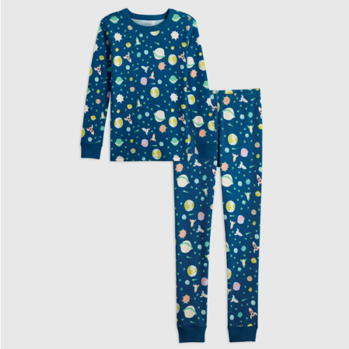100% Organic Cotton Long Sleeve and Pant Pajama Set