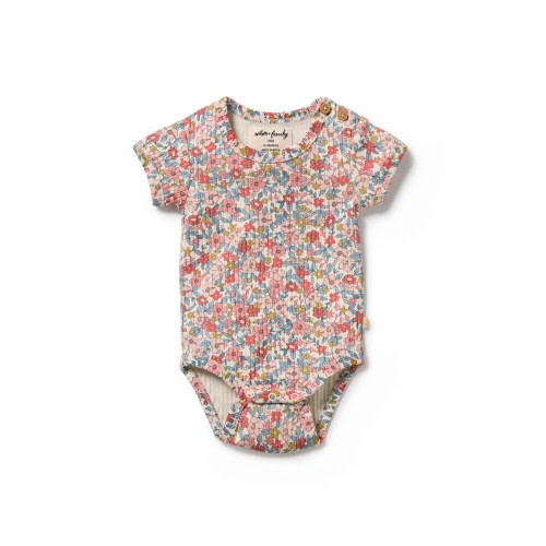 Wilson & Frenchy Summer Bloom Organic Bodysuit | David Jones
