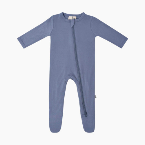 Zipper Footie - Slate