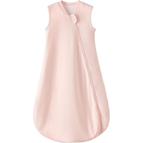 1.0 Tog 2.5 Tog Baby Sleep Sack, Unisex Cotton Toddler Sleeping Sack for Babies, 2-Way Zipper Baby Wearable Blanket