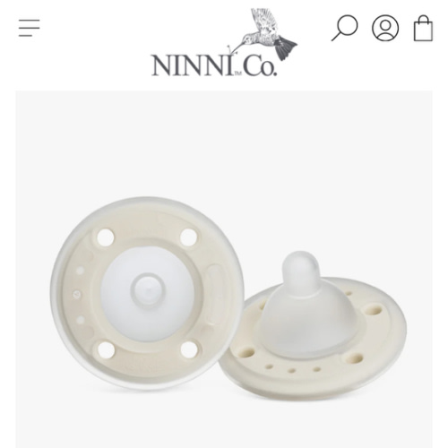 Ninni Pacifier Creme 2 Pack