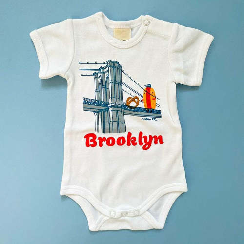 Organic Baby Onesie-Brooklyn Buddies