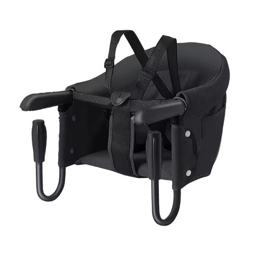 UBRAVOO Portable Foldable Easy Feeding Hook-On Table High Chair for Babies 6 Months to 3 Years,Black