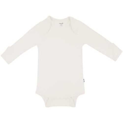 KYTE BABY Soft Bamboo from Rayon Long Sleeve Unisex Bodysuit, 0-24 Months