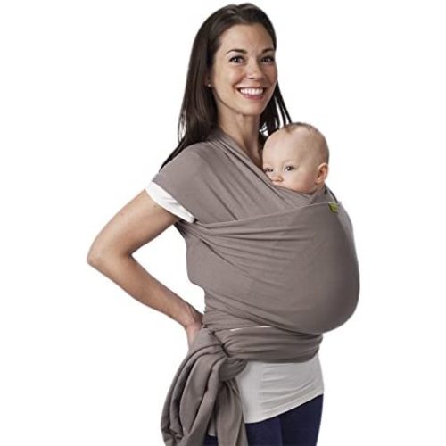 Boba Wrap Baby Carrier - Original Stretchy Infant Sling, Perfect for Newborn Babies and Children up to 35 lbs (Grey)