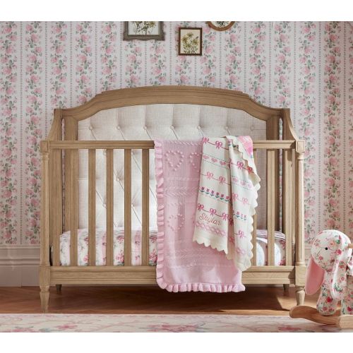 LoveShackFancy Dreamy Days Organic Crib Fitted Sheet | Pottery Barn Kids