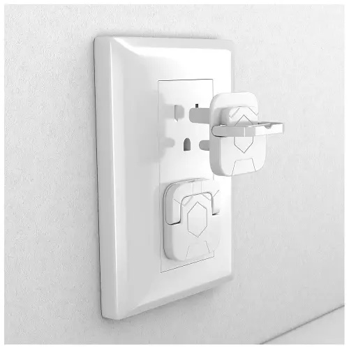 4our Kiddies Baby-Proof Outlet Covers (60 Pack) - Child Safety Electric Plug Protectors to Prevent Power Shock
