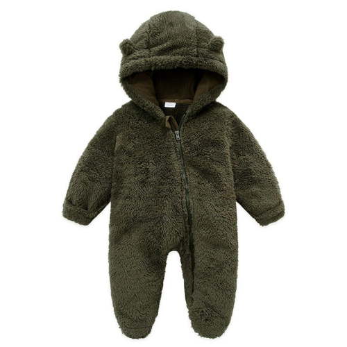 Odeerbi Baby Girls Boys Clothes Baby Rompers Newborn Fleece Footie Snowsuit Winter Bunting Onesie Cartoon Warm Hooded Romper Jumpsuit Outfits