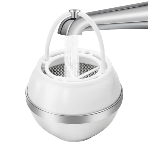 Bathtub Water Filter Remove Chlorine Improve Water Quality to Softer, Smoother Skin, Shower,BPA Free-2,500 Gallons of Filtration