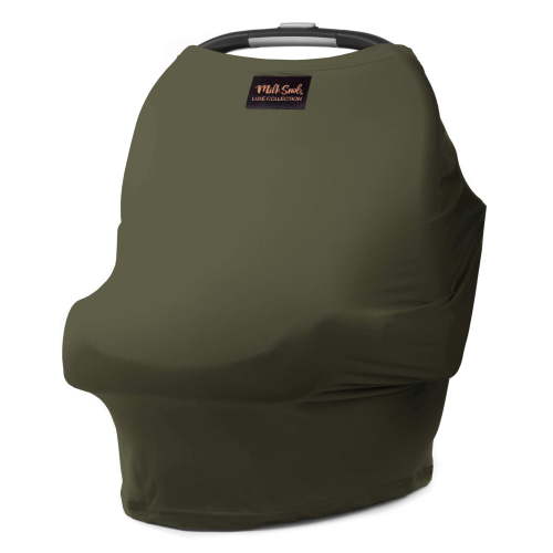 Luxe Olive 5-in-1 Nursing and Car Seat Cover