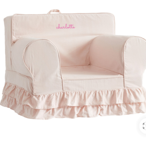 Anywhere Chair®, Dusty Blush Ruffle