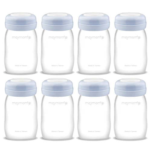 Maymom Wide Neck Breastmilk Collection Storage Bottle 5.4 oz; Re-markable SureSeal Disc