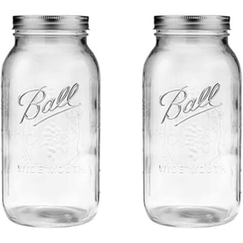 Ball 64 ounce Jar, Wide Mouth, Set of 2
