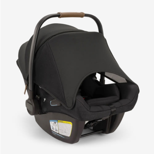 Car seat- Nuna Pipa aire rx + RELX Base in Caviar