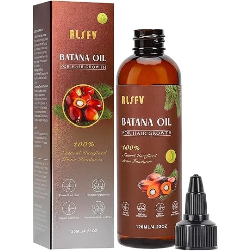 Batana Oil: Batana Oil for Hair - Raw Batana Oil - Hair Oil from Honduras - For Thicker & Stronger Hair