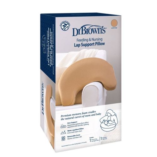 Dr. Brown's Feeding & Nursing Lap Support Pillow - Gentle Beige