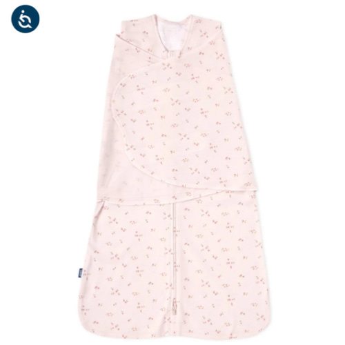 Pink Floral Cotton Swaddle Newborn | HALO