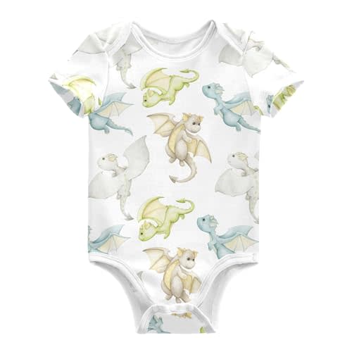 vvfelixl Baby Girls' Bodysuits Llama Alpaca Cactus Short Sleeve Cotton Baby Clothes For Girls 0-24 Months Black