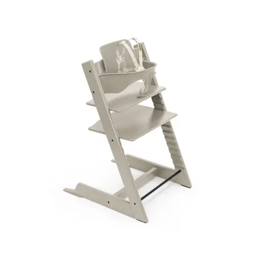 Cashmere Grey - Tripp Trapp® High Chair with Newborn Set and Tray