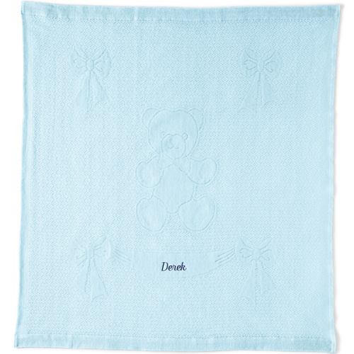 Scottish Lace Bear Baby Blanket | Lands' End