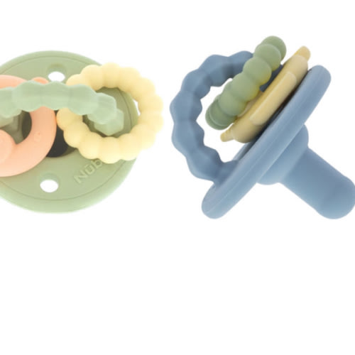 Silicone Charms (2 Pack) | Green/Blue