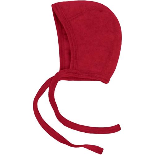 Newborn Baby Bonnet, 0–6 Months | Organic Merino Wool Fleece, Pilot Cap with Ear Protection for Infants