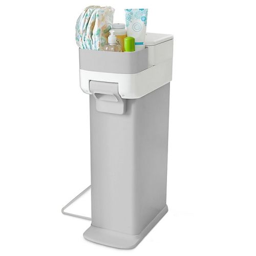Skip*Hop® Nursery Diaper Pail in Grey/White