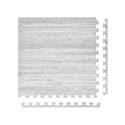 Baby Play Mat – 4x6 Dove Aspen – Set of 6 Tiles – Cushioned EVA Foam Play Mat for Floor, Soft Interlocking Baby Crawling Mats for Hard Floors