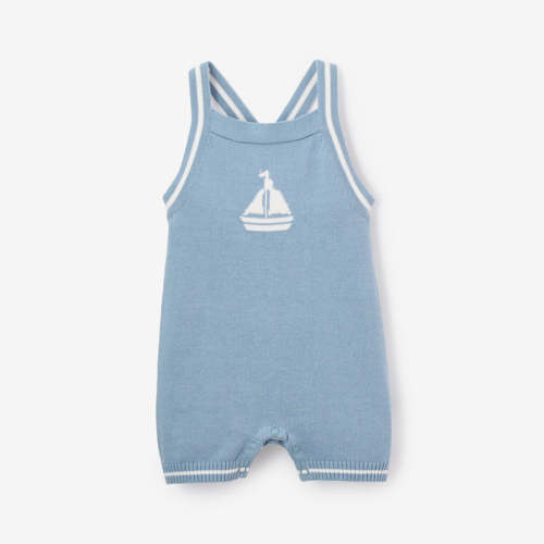 Nautical Knit Overall BLUE / 9-12M