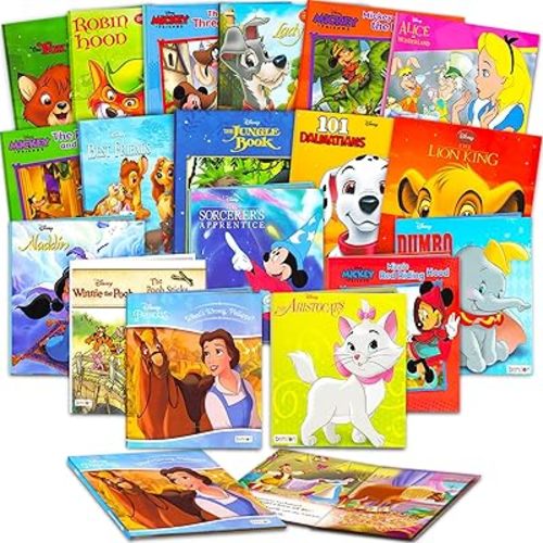 18 Bulk Disney Books for Kids Toddlers -- Assortment of 18 Disney Bedtime Stories, Hardcover (No Duplicates) Hardcover – November 2, 2021