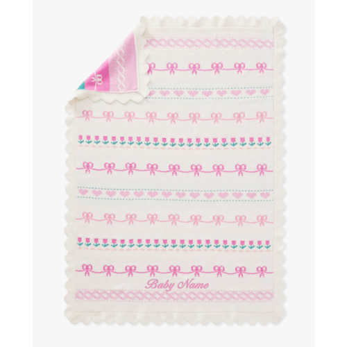 LoveShackFancy Fair Isle Baby Blanket