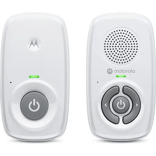 Motorola Nursery AM21 Audio Baby Monitor - 1000ft Range, Secure & Private Connection, High-Sensitivity Mic, Volume Control, Portable Parent Unit (Outlet or AAA Battery Powered (NOT Included))