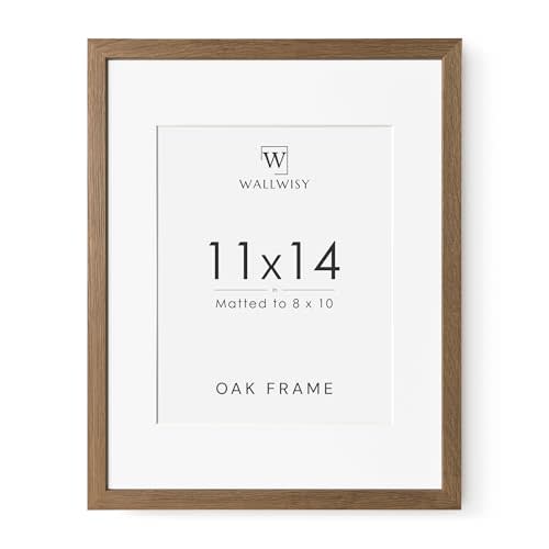 Solid Oak 11 x 14, (Walnut Set of 1)