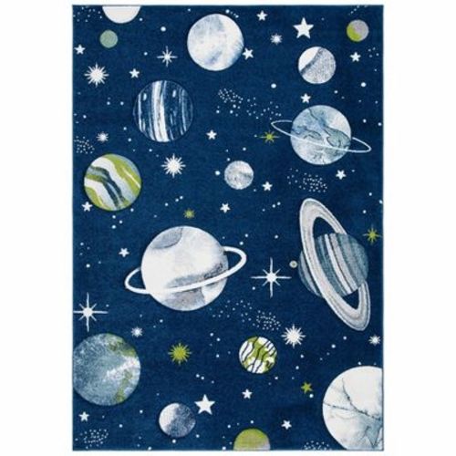 Carousel Kids Crk103 Loomed Indoor Accent Rug - Navy/ivory - 3'3"x5'3" - Safavieh