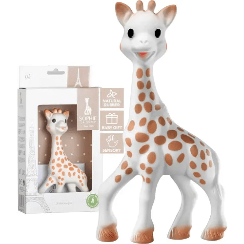 Sophie la girafe | Handcrafted for 60 Years in France | Natural Rubber | Designed for Teething Babies | Awaken All 5 Senses | Easy to Clean
