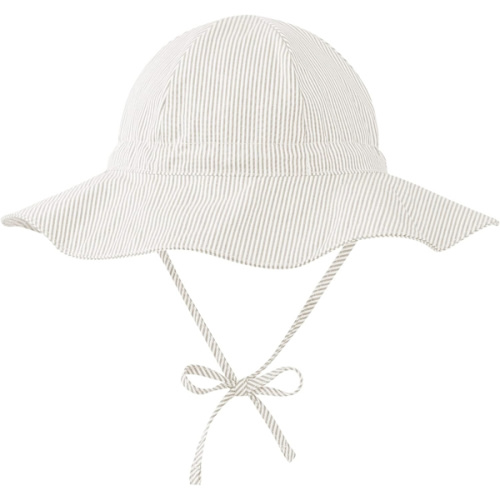 Zando UPF 50+ Baby Sun Hat for Baby Girl Boy 0-4T - Wide Brim Toddler Bucket Hat Adjustable Strap Infant Hats for Outdoor