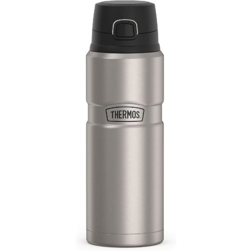 THERMOS Stainless King - Botella de bebida aislada al vacío, 24 onzas, acero mate