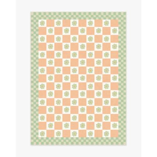 Mini Daisy Checkerboard Rug | Ruggable US