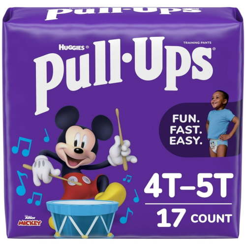 Pull-Ups Learning Designs for Boys Training Pants, 4T to 5T (PK/17)