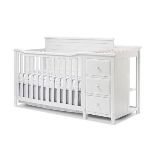 Sorelle Berkley Crib And Changer Panel Crib - White