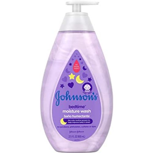 Johnson's Tear-Free Bedtime Baby Moisture Wash with Soothing NaturalCalm Aromas, 27.1 fl. oz