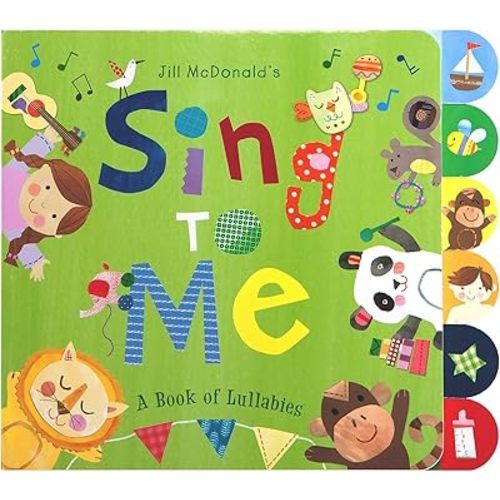C.R. Gibson 'Sing to Me' Lullaby Book for Babies, 10 x 8.7 x 0.5 inches, 1 piece