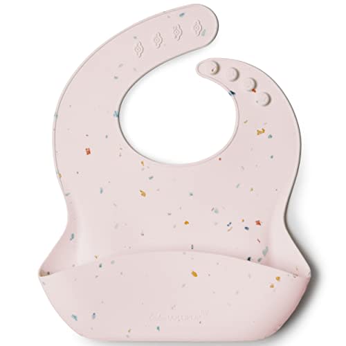 Loulou Lollipop Soft, Waterproof Silicone Feeding Bib for Babies and Toddlers
