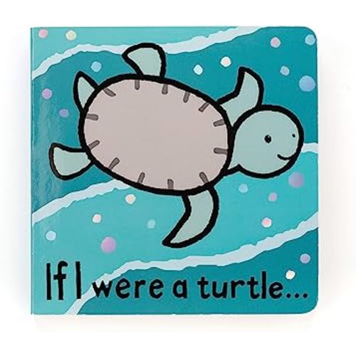 Jellycat If I were a Turtle: A Touch and Feel Board Book Children's Book | Baby Gift